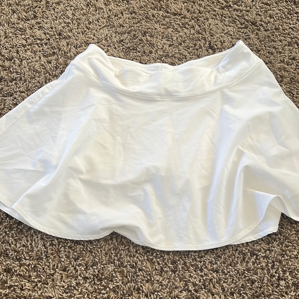 Nike all white dri fit 🎾 tennis skirt size medium